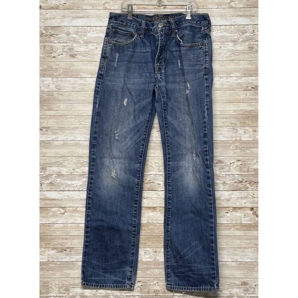 American Eagle Outfitters 360 Extreme Flex Original Straight Jeans Mens 29x30
